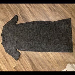 Grey Bodycon Midi Dress